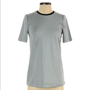 1 by O'2nd grey T-shirt with black detail